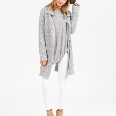 Womens Boucle Cardigan